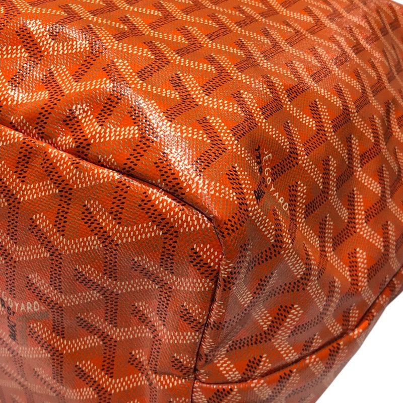 ゴヤール GOYARD サンルイPM オレンジ ゴヤールコーティングキャンバス レディース ハンドバッグ