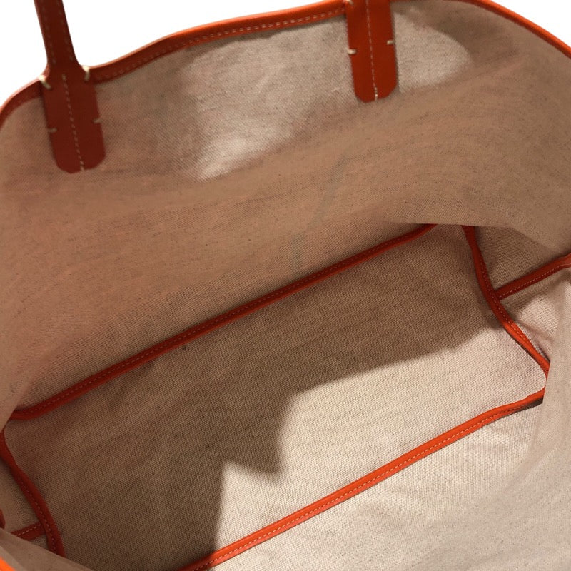 ゴヤール GOYARD サンルイPM オレンジ ゴヤールコーティングキャンバス レディース ハンドバッグ