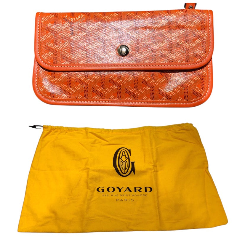 ゴヤール GOYARD サンルイPM オレンジ ゴヤールコーティングキャンバス レディース ハンドバッグ