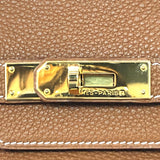 エルメス HERMES バーキン35 □D刻 ゴールド×ゴールド金具 トゴ ユニセックス ハンドバッグ