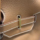 エルメス HERMES バーキン35 □D刻 ゴールド×ゴールド金具 トゴ ユニセックス ハンドバッグ