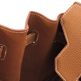 エルメス HERMES バーキン35 □D刻 ゴールド×ゴールド金具 トゴ ユニセックス ハンドバッグ