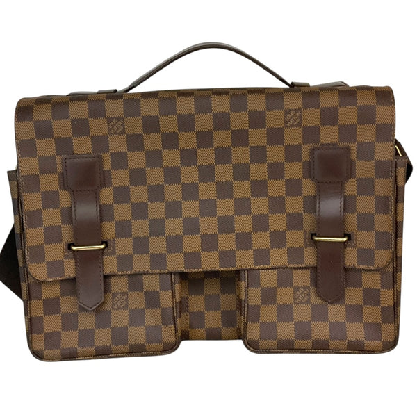 ルイ・ヴィトン LOUIS VUITTON ブロードウェイ N42270 ブラウン ダミエキャンバス ユニセックス ショルダーバッグ