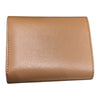 セリーヌ CELINE ｽﾓｰﾙ ﾌﾗｯﾌﾟｳｫﾚｯﾄ ﾄﾘｵﾝﾌ 10D783 キャラメル/ゴールド金具 シャイニーカーフ レディース 三つ折り財布