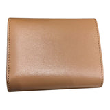 セリーヌ CELINE ｽﾓｰﾙ ﾌﾗｯﾌﾟｳｫﾚｯﾄ ﾄﾘｵﾝﾌ 10D783 キャラメル/ゴールド金具 シャイニーカーフ レディース 三つ折り財布