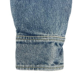 プラダ PRADA トライアングルロゴデニムシャツジャケット 3FC036 ブルー コットン メンズ デニムジャケット