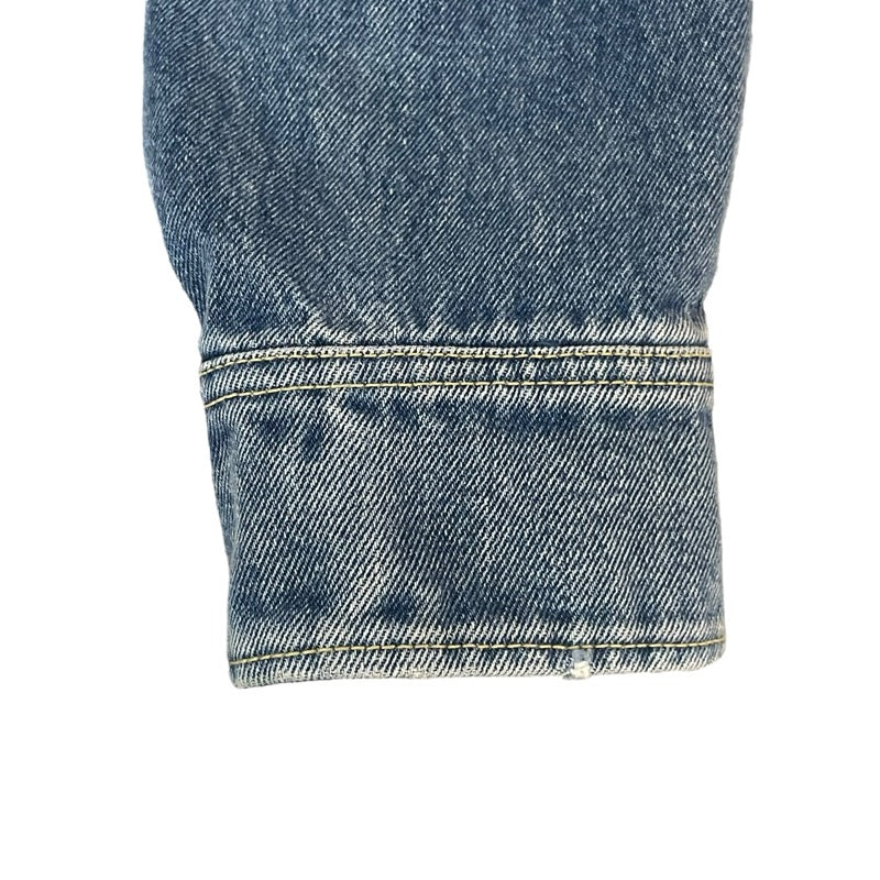 プラダ PRADA トライアングルロゴデニムシャツジャケット 3FC036 ブルー コットン メンズ デニムジャケット