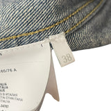 プラダ PRADA トライアングルロゴデニムシャツジャケット 3FC036 ブルー コットン メンズ デニムジャケット