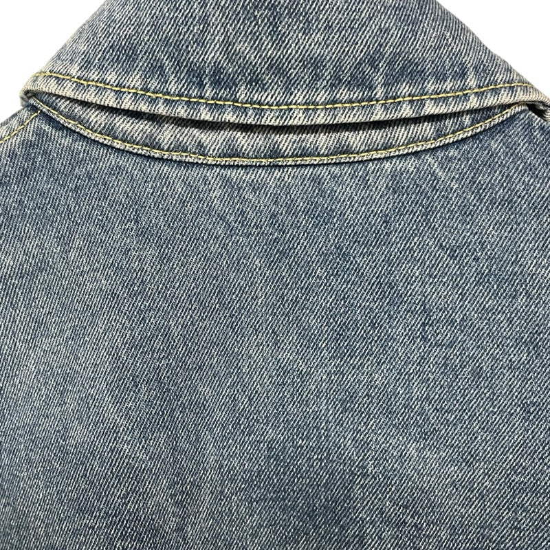 プラダ PRADA トライアングルロゴデニムシャツジャケット 3FC036 ブルー コットン メンズ デニムジャケット