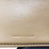 セリーヌ CELINE ｽﾓｰﾙ ﾌﾗｯﾌﾟｳｫﾚｯﾄ ﾄﾘｵﾝﾌ 10D783 キャラメル/ゴールド金具 シャイニーカーフ レディース 三つ折り財布