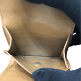 セリーヌ CELINE ｽﾓｰﾙ ﾌﾗｯﾌﾟｳｫﾚｯﾄ ﾄﾘｵﾝﾌ 10D783 キャラメル/ゴールド金具 シャイニーカーフ レディース 三つ折り財布