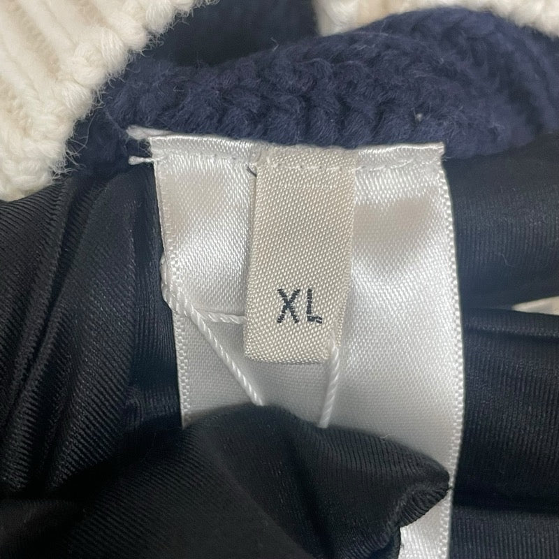 セリーヌ CELINE ボーダーロゴニットセーター 2ADCW481Y ネイビー コットン メンズ セーター
