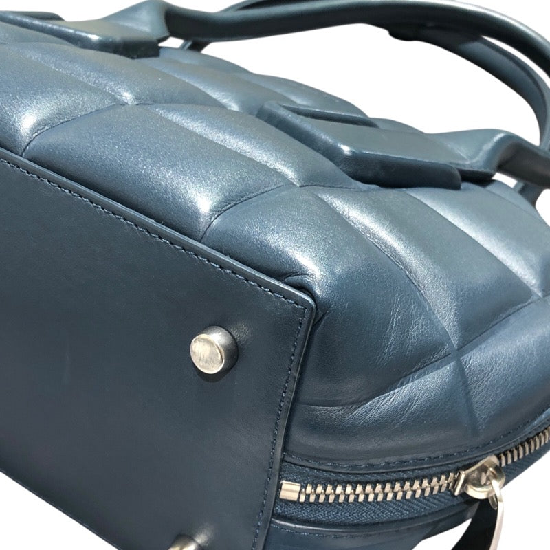 ボッテガ・ヴェネタ BOTTEGA VENETA ザ・スウープ 592858 ネイビー レザー レディース ハンドバッグ