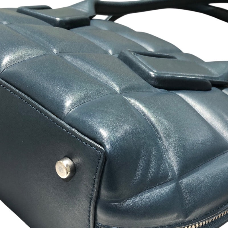 ボッテガ・ヴェネタ BOTTEGA VENETA ザ・スウープ 592858 ネイビー レザー レディース ハンドバッグ