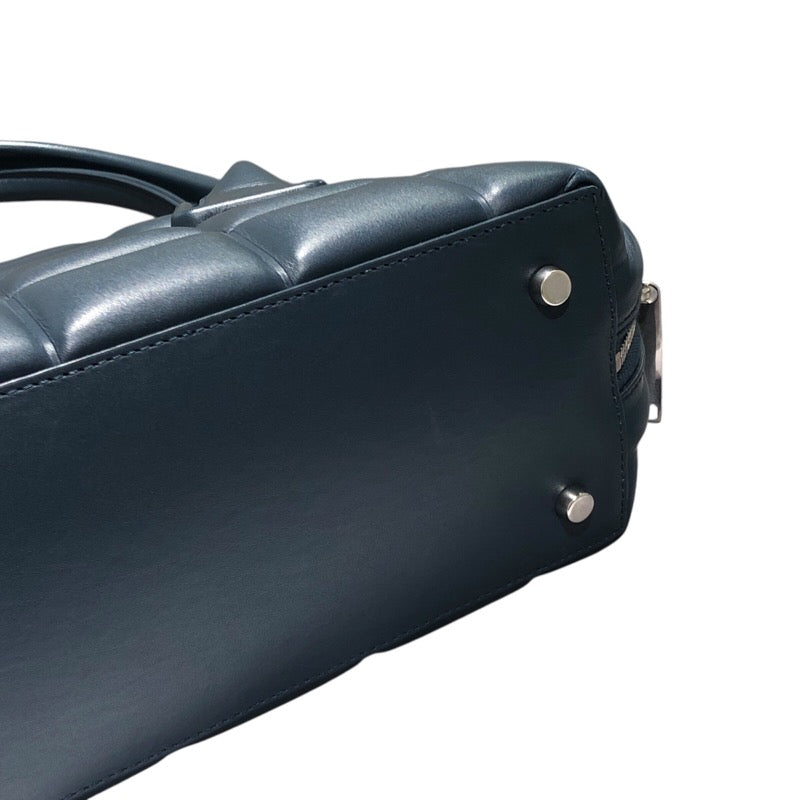 ボッテガ・ヴェネタ BOTTEGA VENETA ザ・スウープ 592858 ネイビー レザー レディース ハンドバッグ