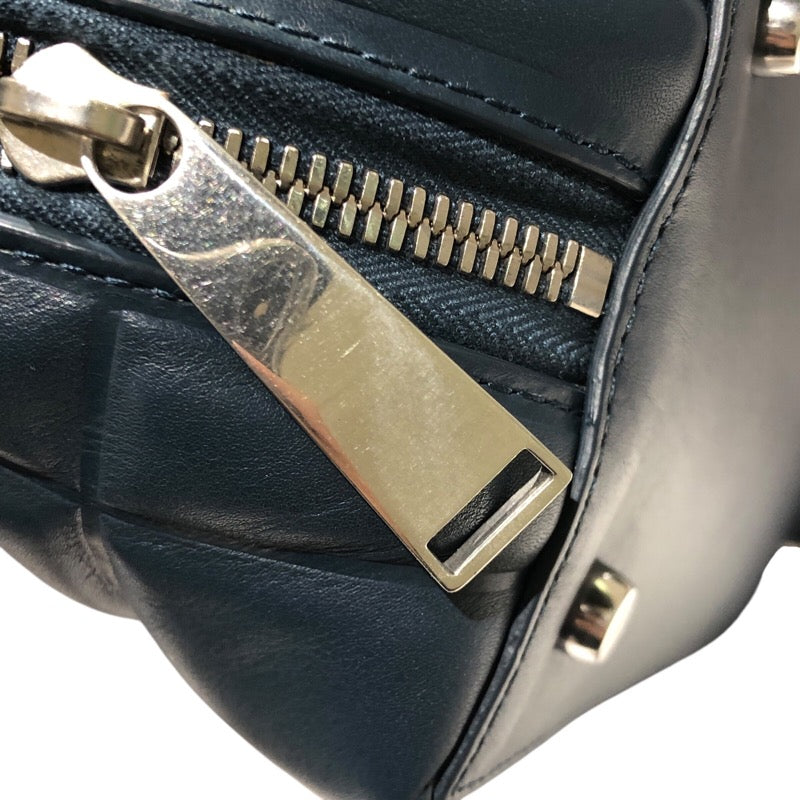 ボッテガ・ヴェネタ BOTTEGA VENETA ザ・スウープ 592858 ネイビー レザー レディース ハンドバッグ