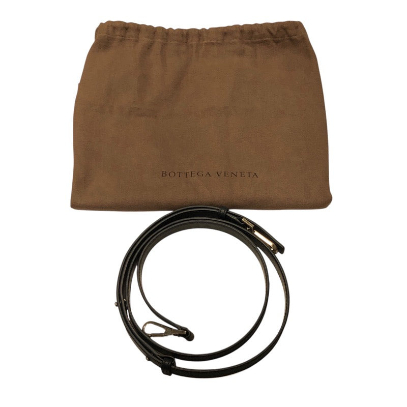 ボッテガ・ヴェネタ BOTTEGA VENETA ザ・スウープ 592858 ネイビー レザー レディース ハンドバッグ