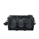 ルイ・ヴィトン LOUIS VUITTON ナノ・スピーディ バイカラー M81456 ブラック モノグラム・アンプラント レディース ハンドバッグ