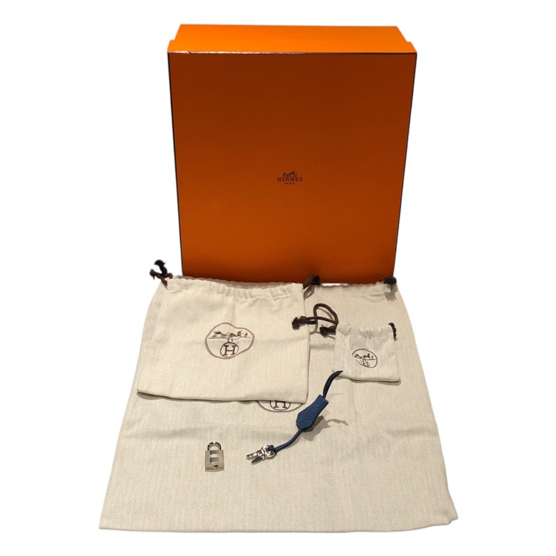 エルメス HERMES ボリードメッセンジャー K刻印 ブルータイ、シルバー