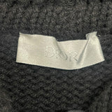 クリスチャン・ディオール Christian Dior x SHAWN STUSSY フラワー刺繍ニットパーカー 033M627AT168 ブラック ウール メンズ パーカー