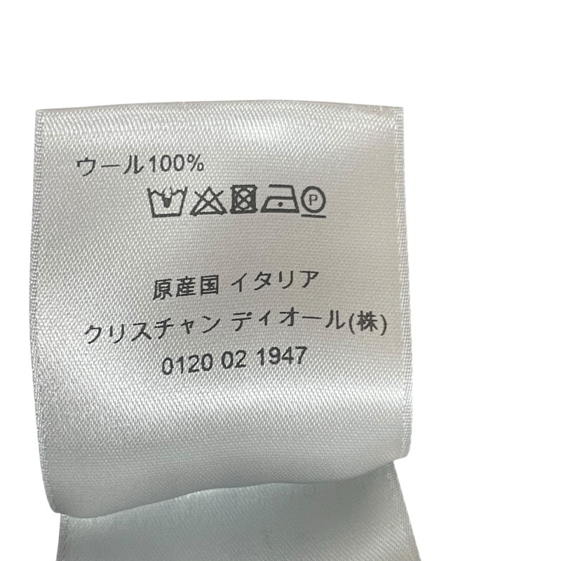 クリスチャン・ディオール Christian Dior x SHAWN STUSSY フラワー刺繍ニットパーカー 033M627AT168 ブラック ウール メンズ パーカー