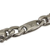 ルイ・ヴィトン LOUIS VUITTON ネックレス LV プレスティージュ シルバー メタル/ラインストーン アクセサリー