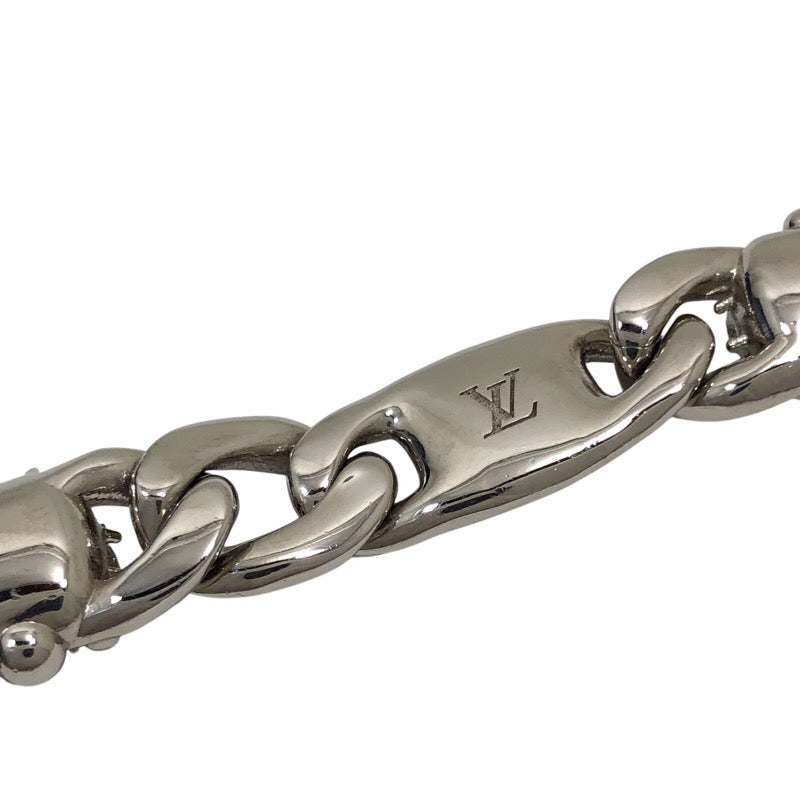 ルイ・ヴィトン LOUIS VUITTON ネックレス LV プレスティージュ シルバー メタル/ラインストーン アクセサリー