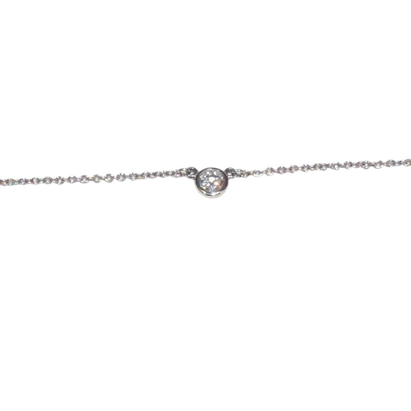 ティファニー TIFFANY＆CO バイザヤード ネックレス Pt950 0.12ct Pt950プラチナ ダイヤモンド ジュエリー |  中古ブランドリユースショップ OKURA(おお蔵)