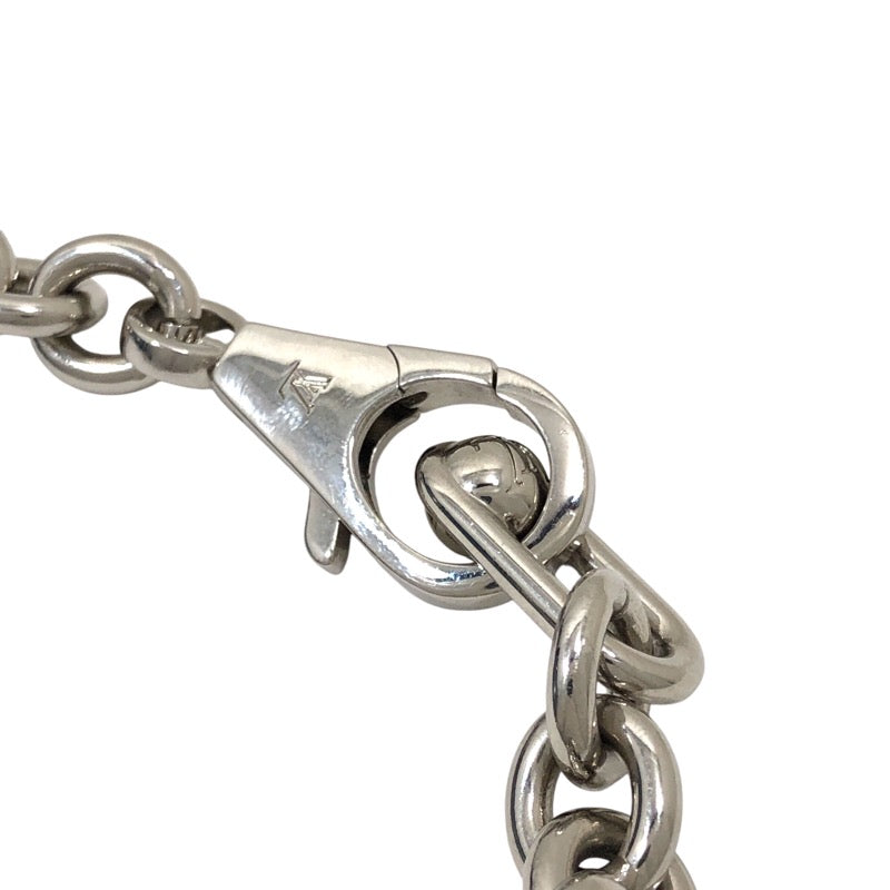 ルイ・ヴィトン LOUIS VUITTON ネックレス LV プレスティージュ シルバー メタル/ラインストーン アクセサリー