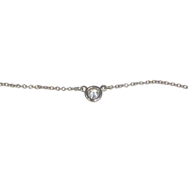 ティファニー TIFFANY＆CO バイザヤード ネックレス Pt950 0.12ct Pt950プラチナ ダイヤモンド ジュエリー |  中古ブランドリユースショップ OKURA(おお蔵)