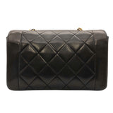 シャネル CHANEL ダイアナ22 AO1164 ブラック×ゴールド金具 カーフスキン ショルダーバッグ