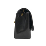 シャネル CHANEL ダイアナ22 AO1164 ブラック×ゴールド金具 カーフスキン ショルダーバッグ