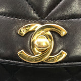 シャネル CHANEL ダイアナ22 AO1164 ブラック×ゴールド金具 カーフスキン ショルダーバッグ