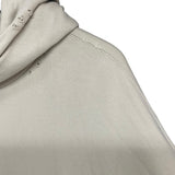 バレンシアガ BALENCIAGA BE NICEプリントダメージ加工パーカー ベージュ コットン メンズ パーカー
