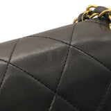 シャネル CHANEL ダイアナ22 AO1164 ブラック×ゴールド金具 カーフスキン ショルダーバッグ