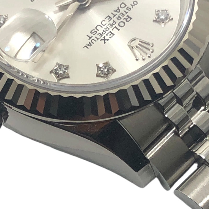 ロレックス ROLEX デイトジャスト28 スターD ランダムシリアル 279174 WG/SS 自動巻き レディース 腕時計