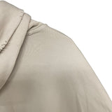 バレンシアガ BALENCIAGA BE NICEプリントダメージ加工パーカー ベージュ コットン メンズ パーカー