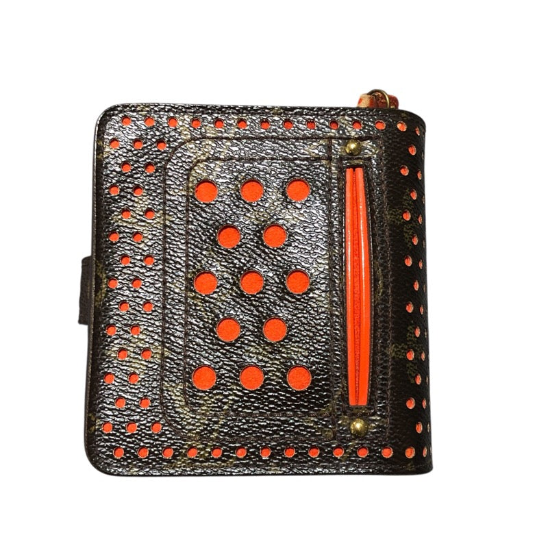 ルイ・ヴィトン LOUIS VUITTON コンパクトジップ Ｍ95189 フューシャ モノグラムペルフォ レディース 二つ折り財布