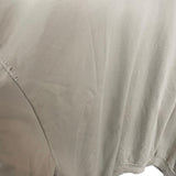 バレンシアガ BALENCIAGA BE NICEプリントダメージ加工パーカー ベージュ コットン メンズ パーカー