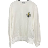 クリスチャン・ディオール Christian Dior x KAWS BEE刺繍スウェットシャツ 923J622B0531 ホワイト コットン レディース スウェット