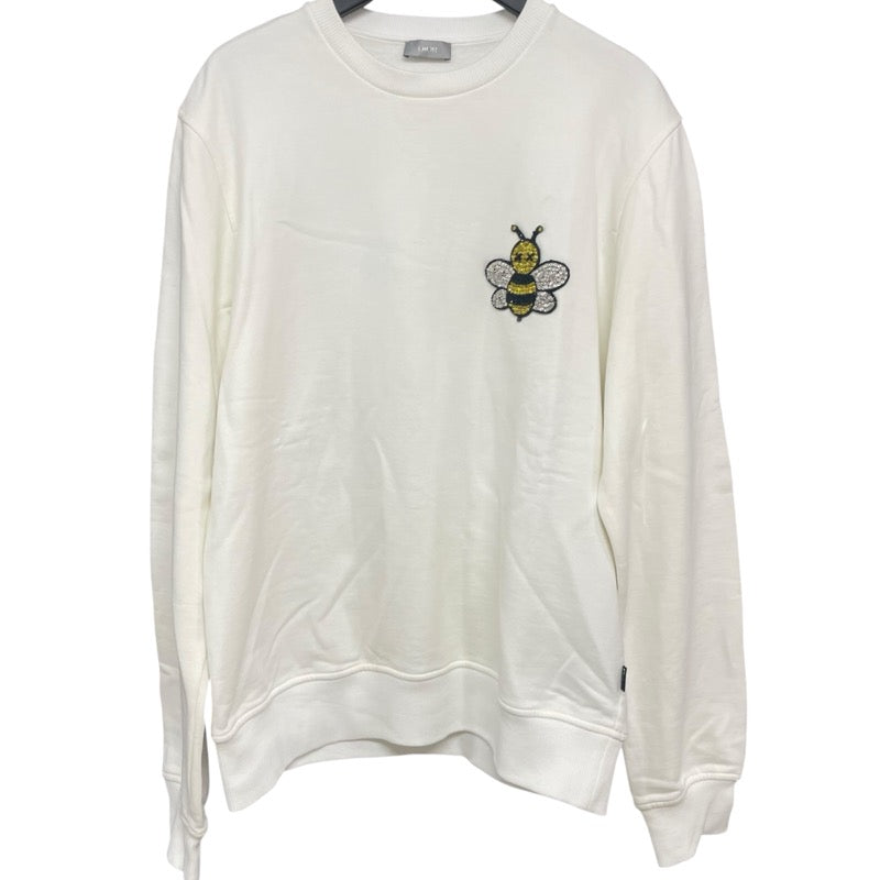 クリスチャン・ディオール Christian Dior x KAWS BEE刺繍スウェットシャツ 923J622B0531 ホワイト コットン レディース スウェット