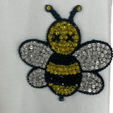 クリスチャン・ディオール Christian Dior x KAWS BEE刺繍スウェットシャツ 923J622B0531 ホワイト コットン レディース スウェット