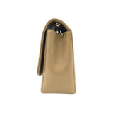 シャネル CHANEL ダイアナ25 A01165 ベージュ×ゴールド金具 キャビアスキン レディース ショルダーバッグ