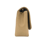 シャネル CHANEL ダイアナ25 A01165 ベージュ×ゴールド金具 キャビアスキン レディース ショルダーバッグ