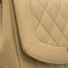 シャネル CHANEL ダイアナ25 A01165 ベージュ×ゴールド金具 キャビアスキン レディース ショルダーバッグ