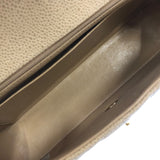 シャネル CHANEL ダイアナ25 A01165 ベージュ×ゴールド金具 キャビアスキン レディース ショルダーバッグ