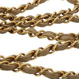 シャネル CHANEL ダイアナ25 A01165 ベージュ×ゴールド金具 キャビアスキン レディース ショルダーバッグ