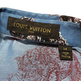 ルイ・ヴィトン LOUIS VUITTON チャップマンブラザーズ エレファントシャツ HBS05W ブルー コットン メンズ 長袖シャツ