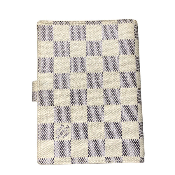 ルイ・ヴィトン LOUIS VUITTON アジェンダPM R20706 ダミエアズール ダミエアズール ユニセックス 手帳カバー