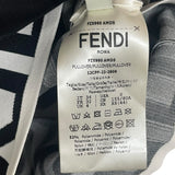フェンディ FENDI x MARC JACOBS 総柄ニットカットソー FZX960 ホワイト ナイロン メンズ カットソー